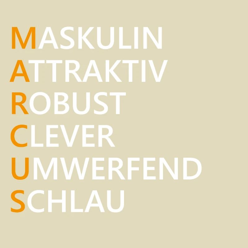 Marcus Name Geschenk