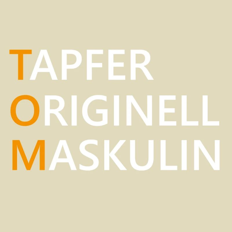 Tom Name Geschenk