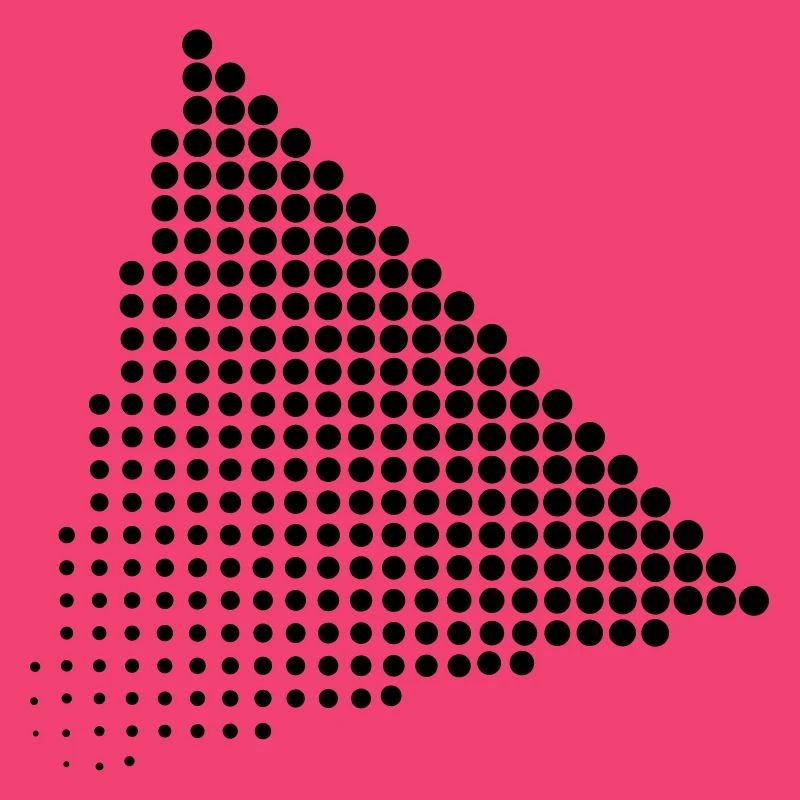 halftone triangle