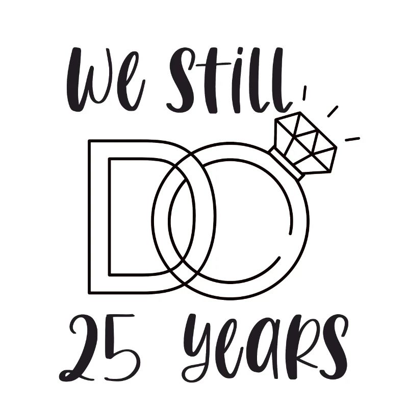 25th Wedding Anniversary Silver Wedding Wedding Gift