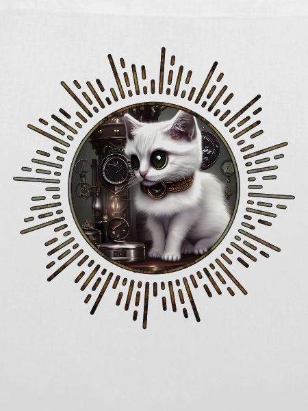 Kleine Steampunk-Katze