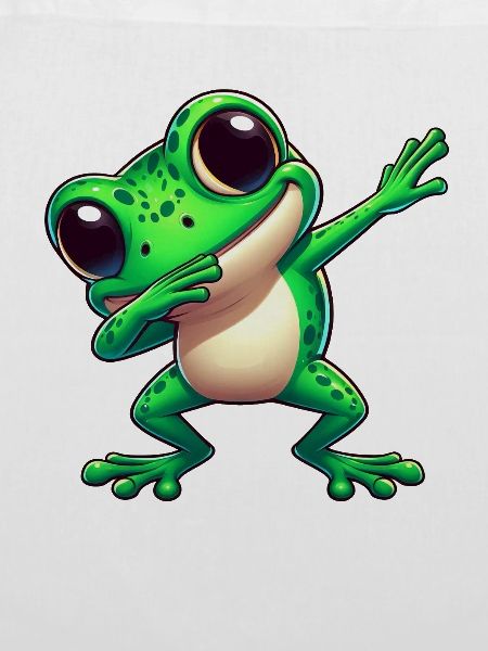 Cooler Frosch Dabbing Trendige Kröte