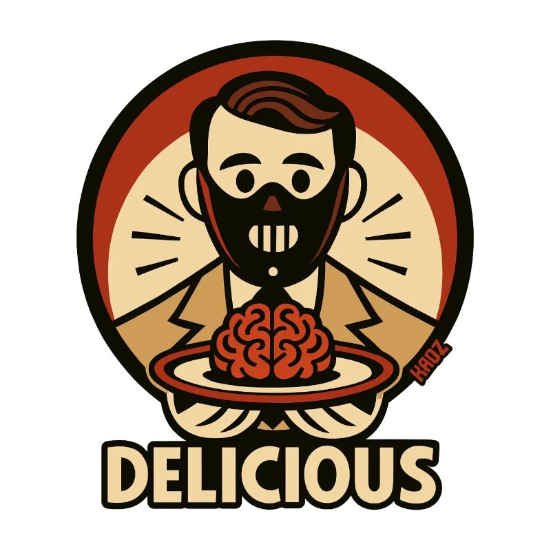 Lecker Lecter Catering mit Gehirn Teller