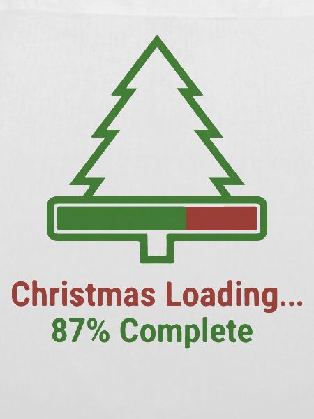 Weihnachten Loading Lustiges Design