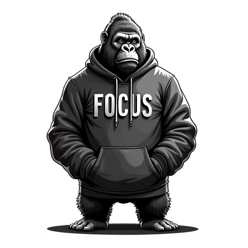 Gorilla Focus Strength Motivation Training