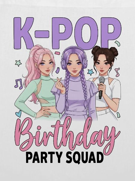 K Pop Birthday Party Squad