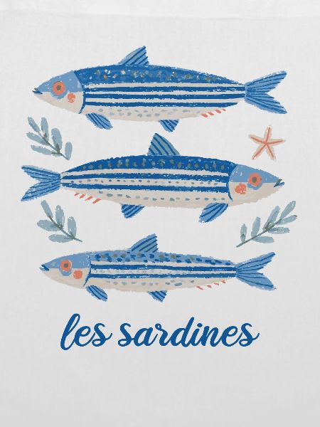 Les Sardines: mediterranes Fisch Design