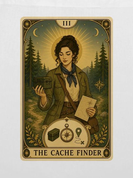 Cache-Sucherin | Outdoor-Schatzsuche Tarot