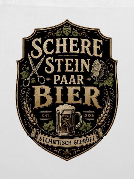 Biertrinker Motiv für Bierliebhaber