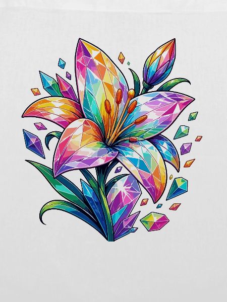 Kristallblume Farbpalette