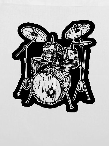 Drumkit Zeichnung