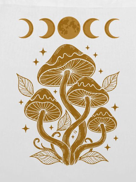 Trippy Festival-Hippie-Pilz-Batik