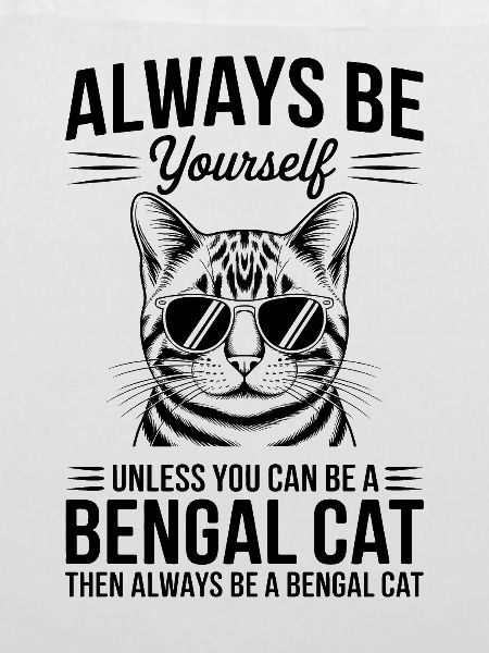 Bengalkatze Spruch Katze Witz Bengalkatze Geschenk