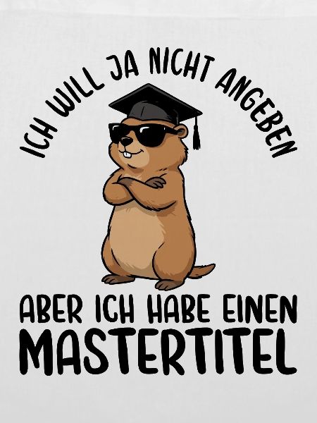 Mastertitel Erdmännchen Master Abschluss bestanden