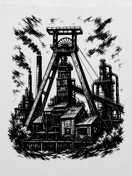Ruhrpott Förderturm