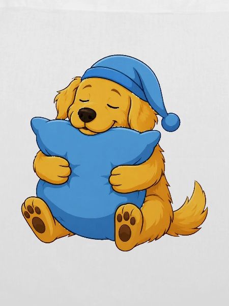 Schläfriger Golden Retriever