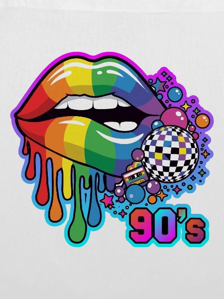 Regenbogenlippen 90er Disco