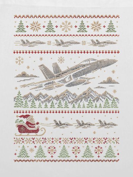 F18 Hornet Weihnachtspullover