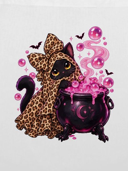Leopardhexenkatze Pinkkessel