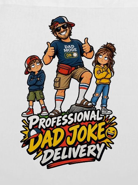 Professioneller Dad-Witzlieferant