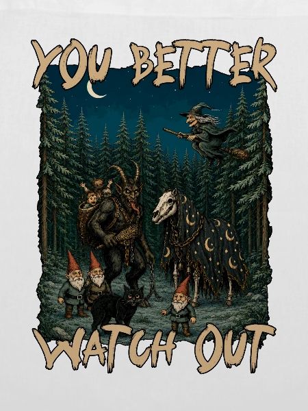 Du solltest besser aufpassen, Yule-Katzen-Krampus-Folklore