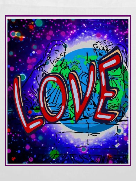 Love im Neon-Kosmos