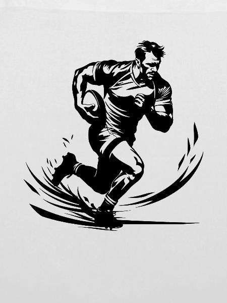 Rugby Zeichnung