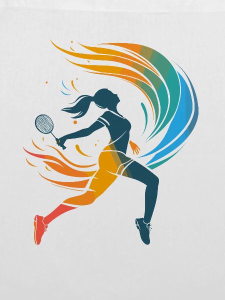 Badmintonspielerin