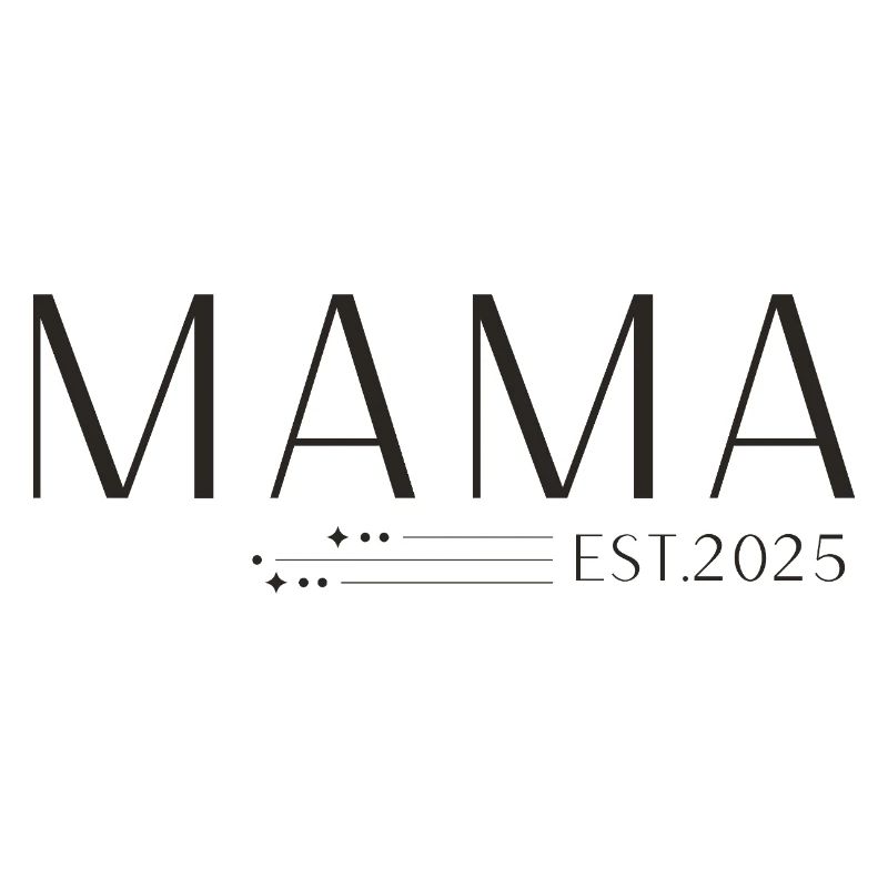 Mama Est 2025 Shirt T-Shirt Design Geschenk