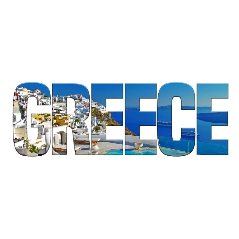 Collage de Panorama Côtier de la Grèce