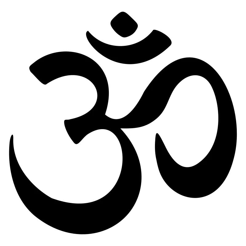 original OM written by hand Mantra Urklang om