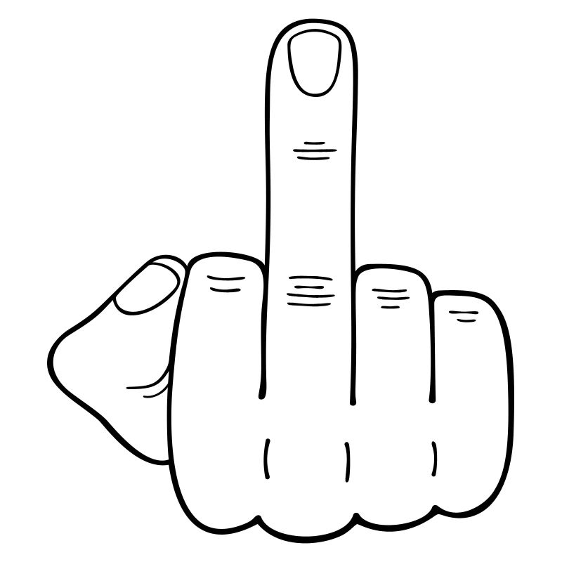Mittelfinger