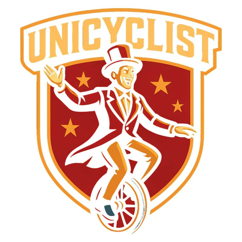Zirkus-Einradfahrer Lustiger Kinderzirkus