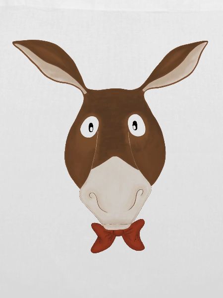 Esel mit Schleifchen