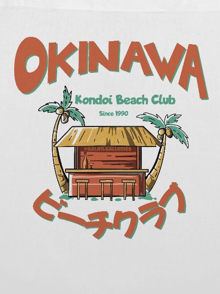 Okinawa Strandbar Illustration