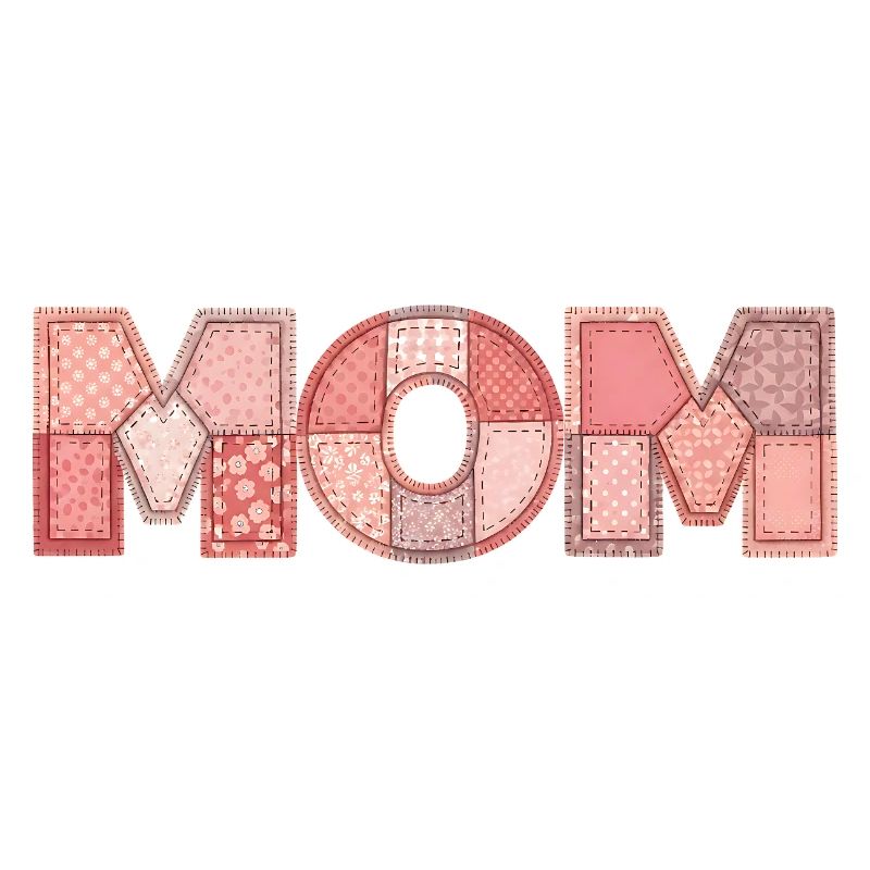 Mom Patchwork Blumen Muster Geschenk