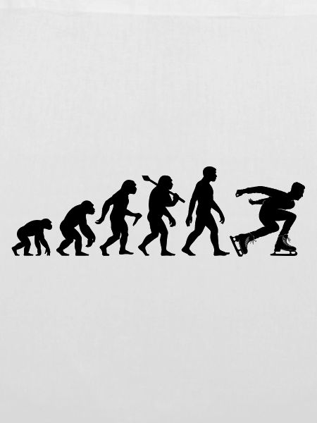 Eisschnellauf Evolution Eisschnellläufer in Action