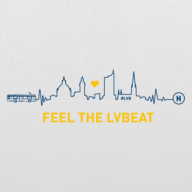 Feel the LVBeat - Skyline blau