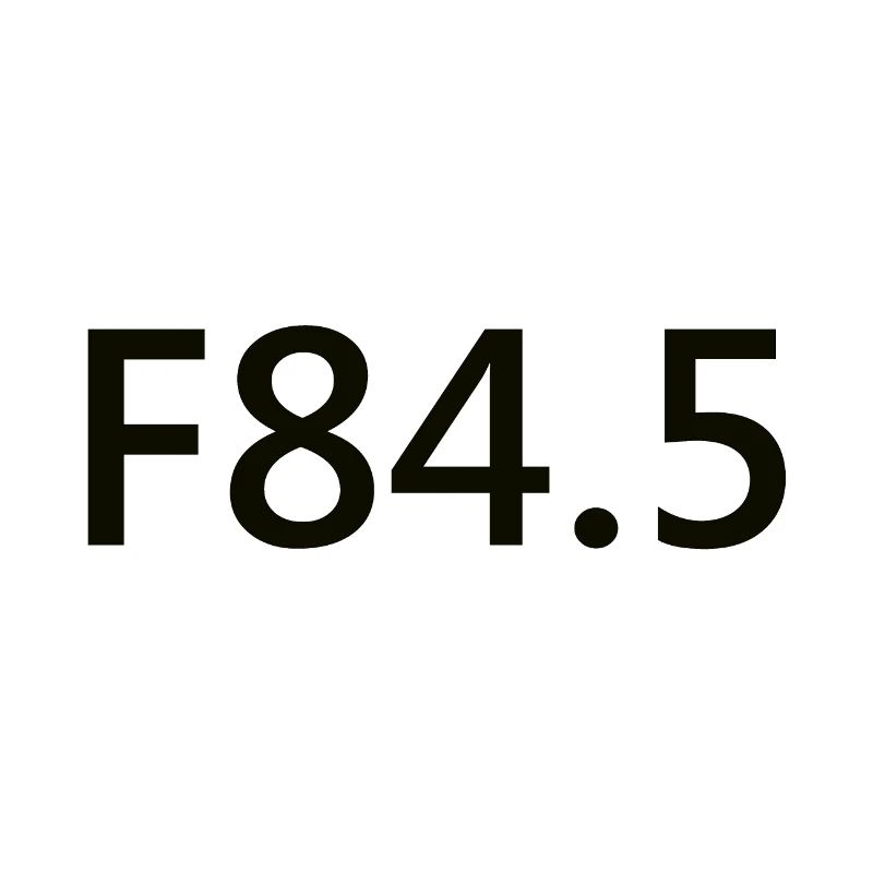F84.5 - schwarz