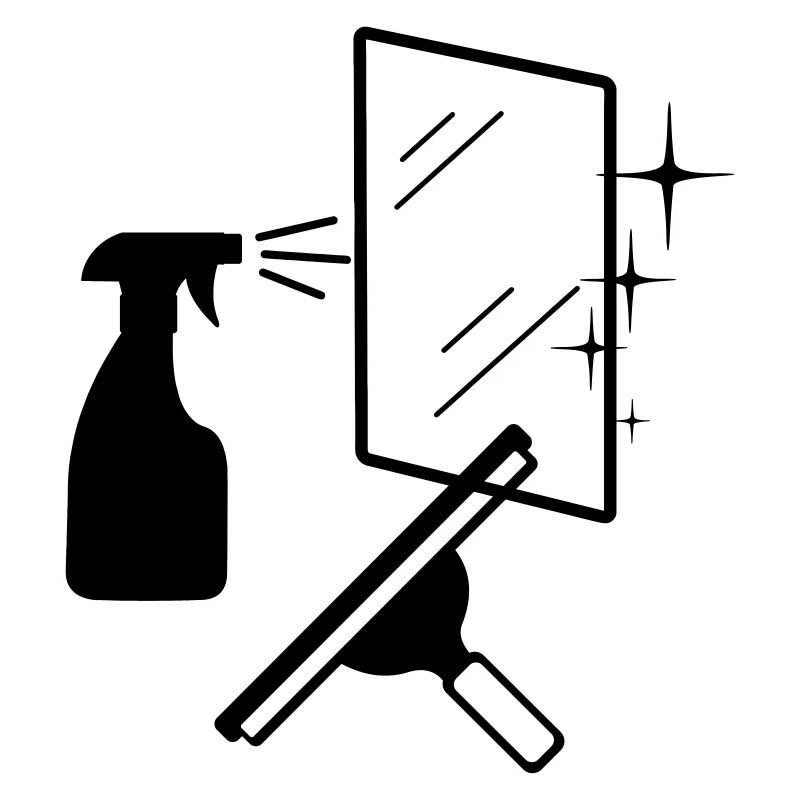 Glaze washer window and trigger and sprayer