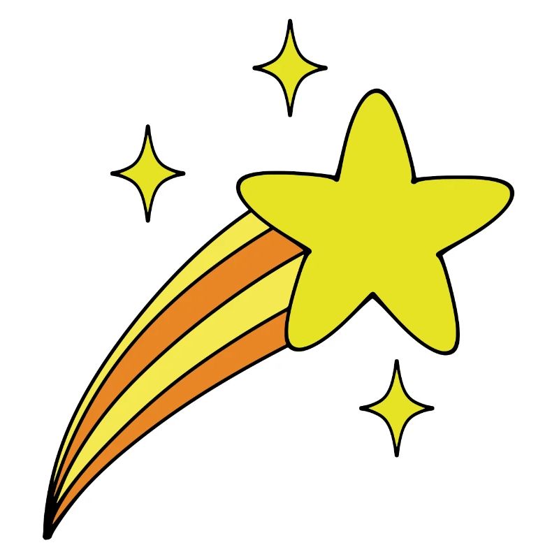 Stern mit Schweif