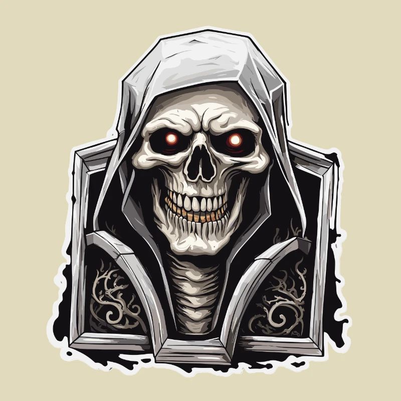Skull / Skull / Skeleton / Gothic / Horror