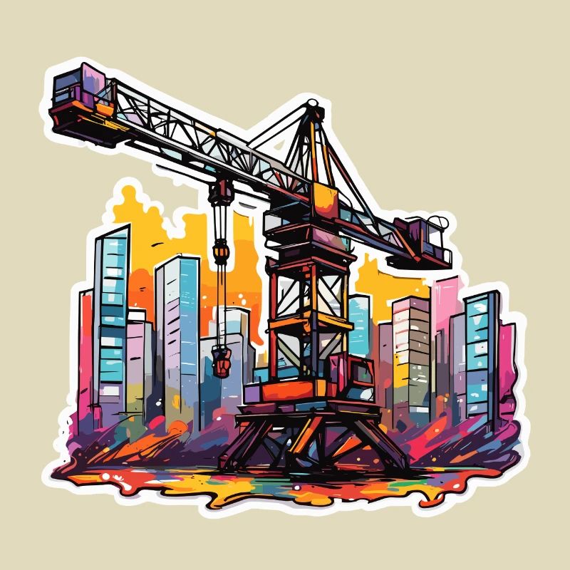 Grue / de chantier / treuil / système de grue