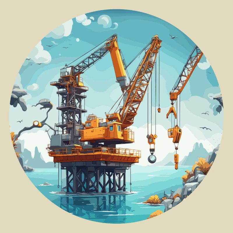 Grue / de chantier / treuil / système de grue