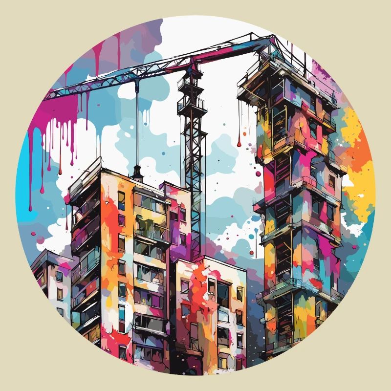 Grue / de chantier / treuil / système de grue