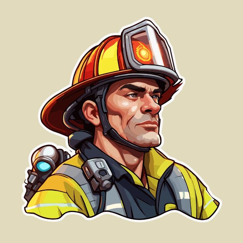 Firefighter / Fire / Fire / Extinguish / Hero