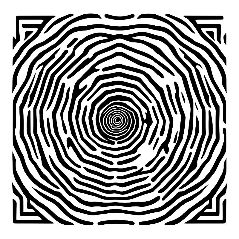 Psychedelisch / Hippie / Goa / Labyrinth / Muster