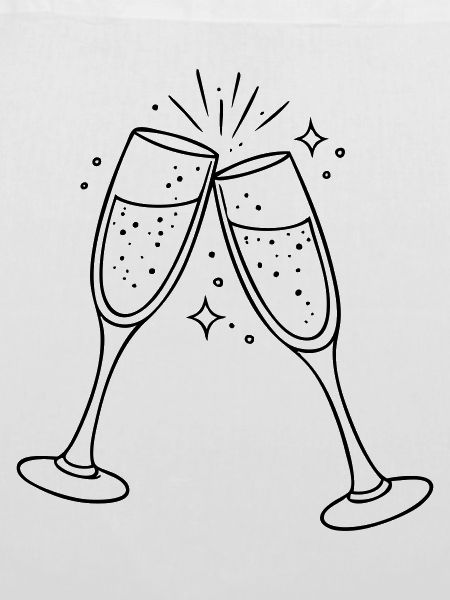 Sektglaeser Clipart
