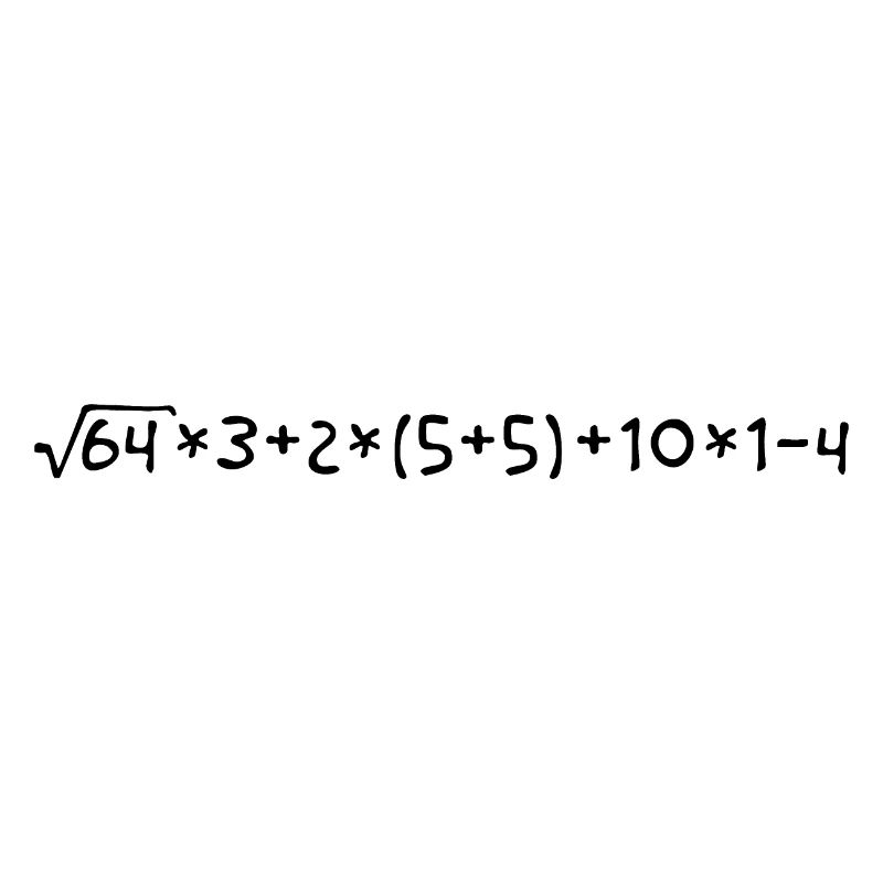 50th birthday - a mathematical task...