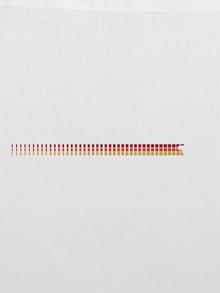 Sunset Gradient Stripes mit Fahrrad-Emblem